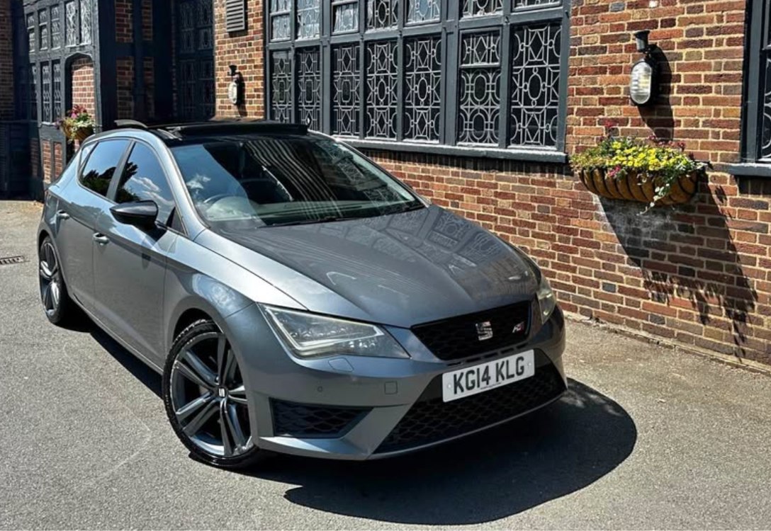 Vehicle photograph illustrating part exchange